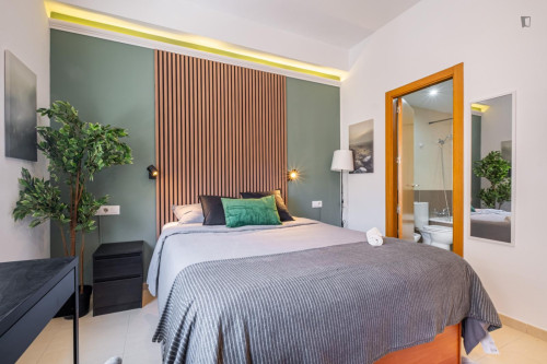 Modern ensuite double bedroom in the centre of Alicante