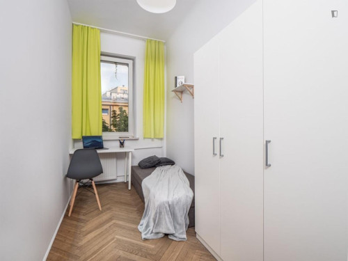 Lovely single bedroom in Powiśle