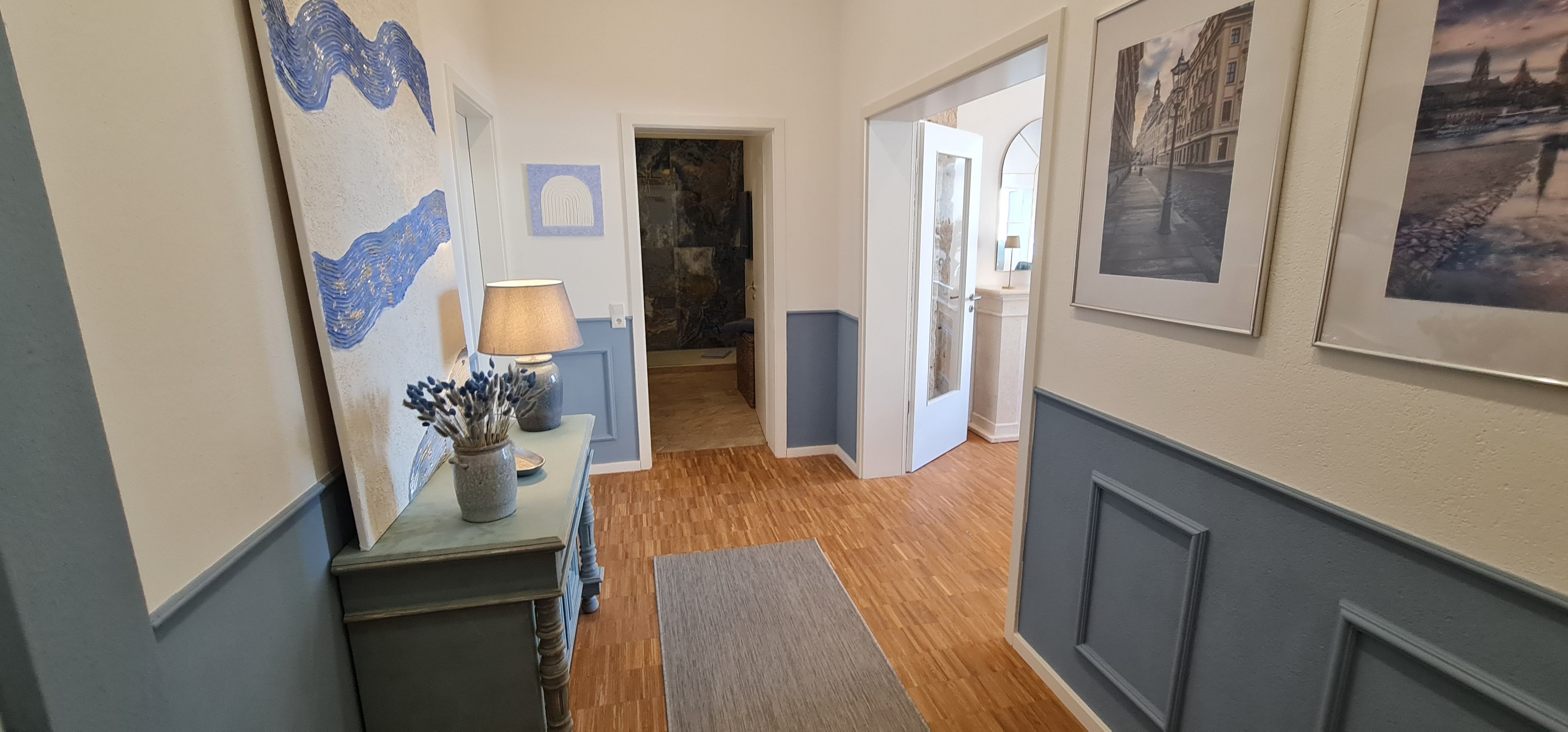 +APARTMENT.BLAUESWUNDER.DRESDEN -FITTEDKITCHEN-PARQUET-SHOWER-BATHROOM-FLOOR-HEATING-LARGE TERRACE-L - 16