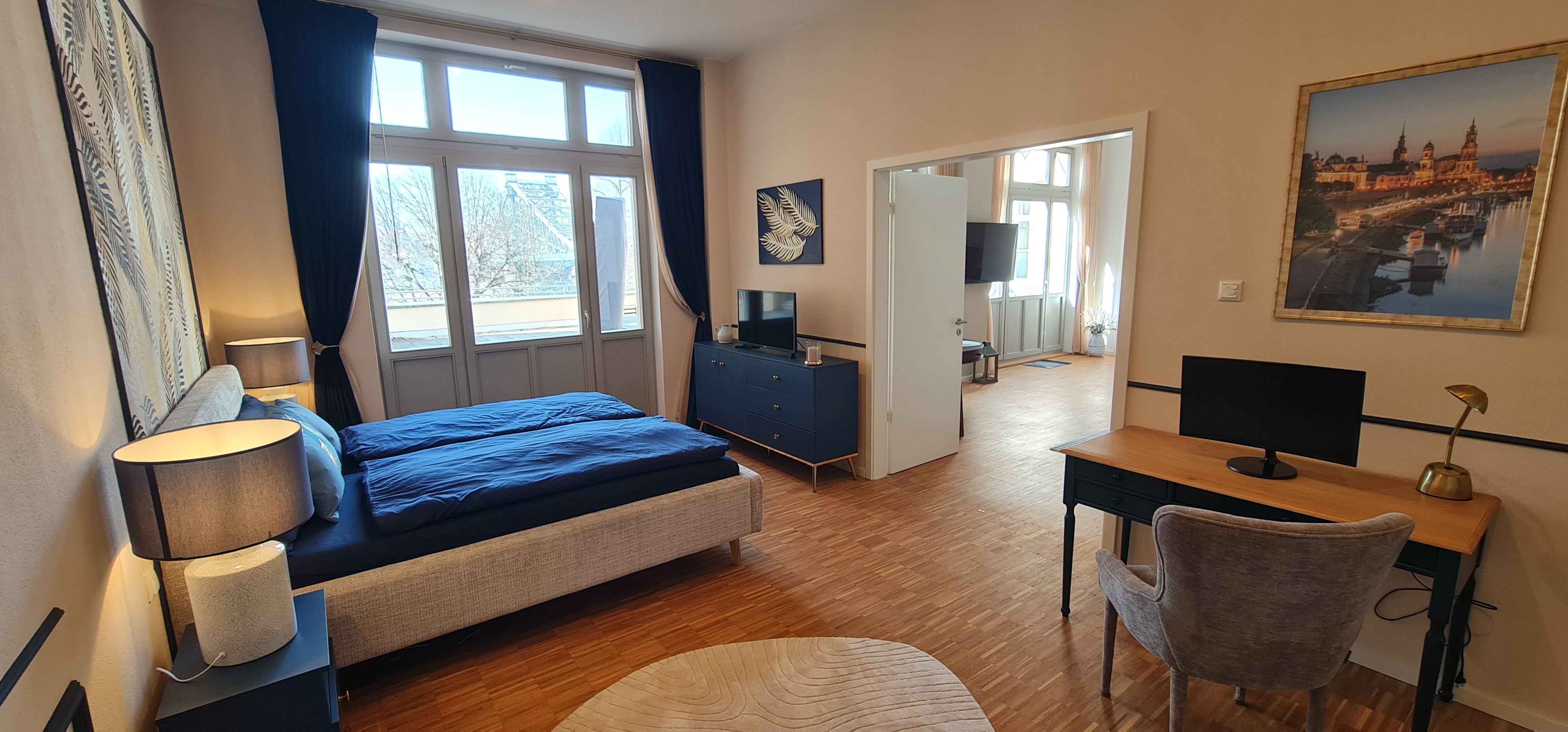 +APARTMENT.BLAUESWUNDER.DRESDEN -FITTEDKITCHEN-PARQUET-SHOWER-BATHROOM-FLOOR-HEATING-LARGE TERRACE-L - 18