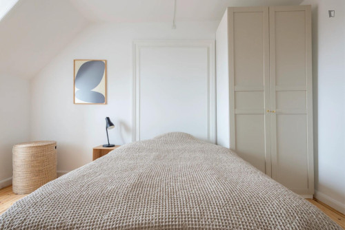 Bright single bedroom in shared flat in hip Nørrebro