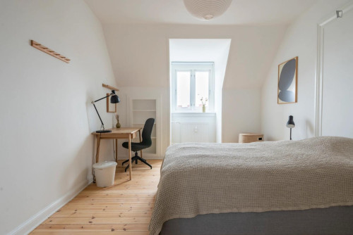 Bright single bedroom in shared flat in hip Nørrebro