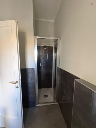 Bright Bedroom with private bathroom in Florence