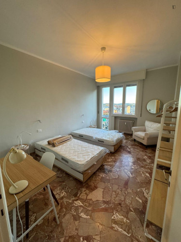Cozy Bedroom in a Shared Apartment in Florence