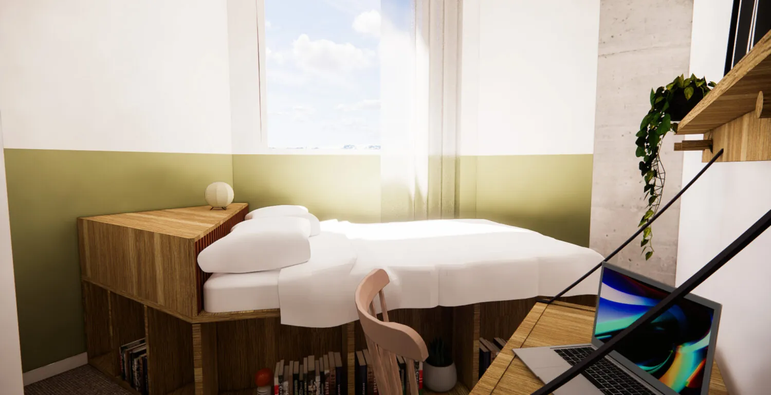  Mini Studio In A Shared Apartment  -  Ecla Geneva Archamps residence  - Gallery -  1