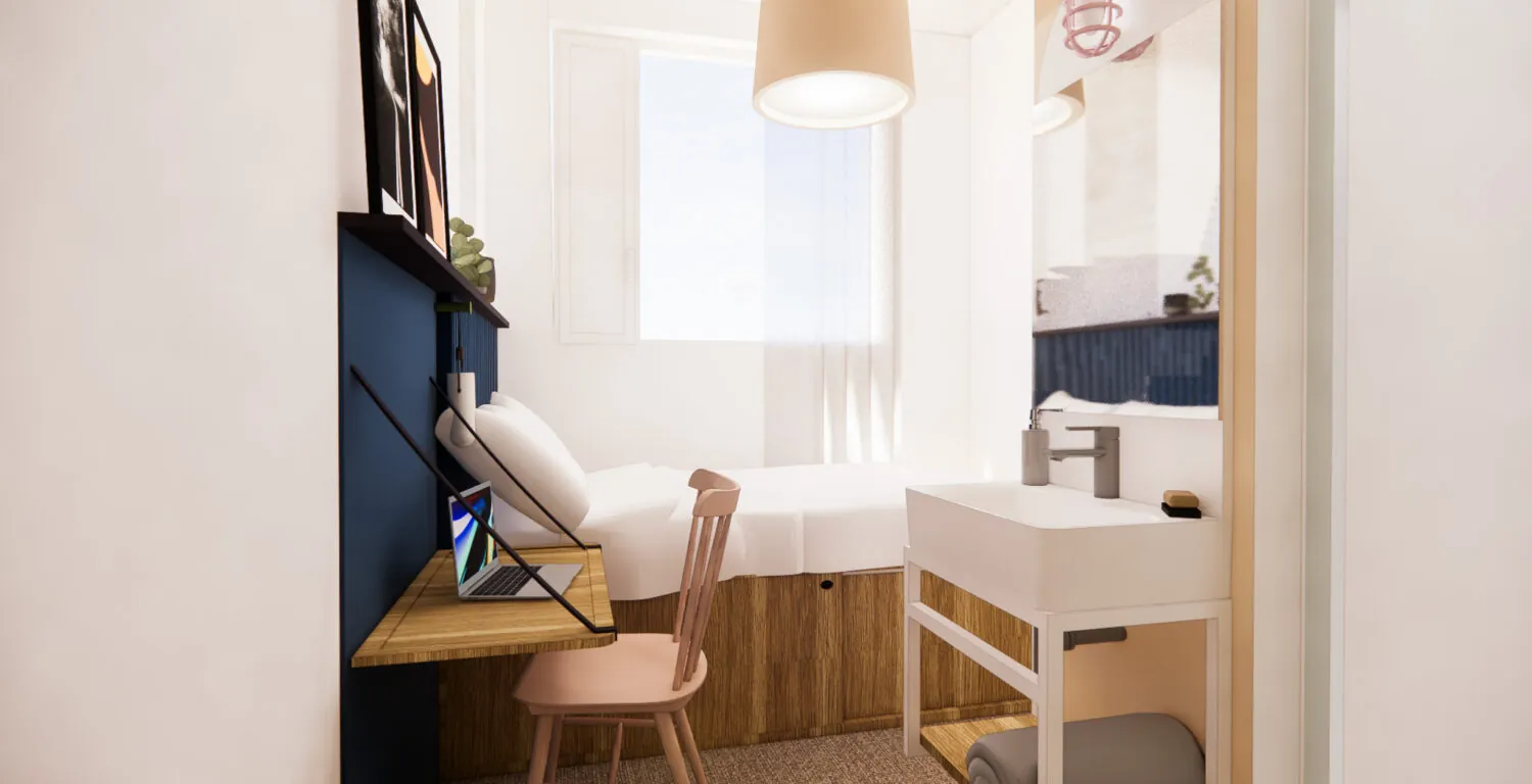  Mini Studio In A Shared Apartment  -  Ecla Geneva Archamps residence  - Gallery -  4