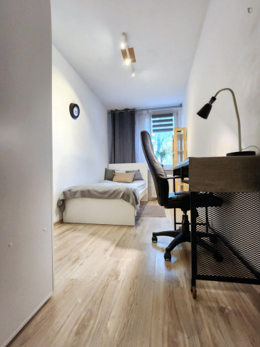Very comfy single bedroom in Mokotów