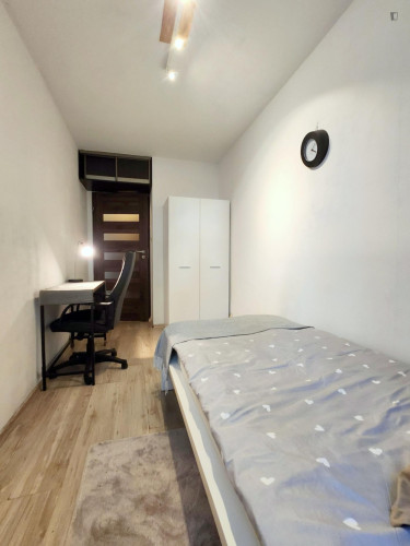 Very comfy single bedroom in Mokotów