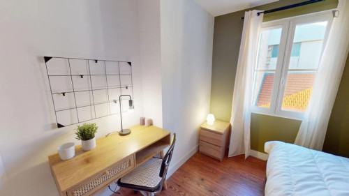 Neat ensuite double bedroom in the centre of Bordeaux