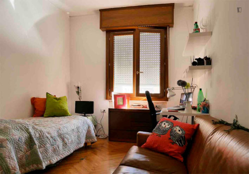 Very neat single bedroom near the Forlanini metro