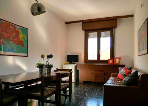 Bed in a welcoming twin bedroom, in Città Studi - Politecnico  - Gallery -  5