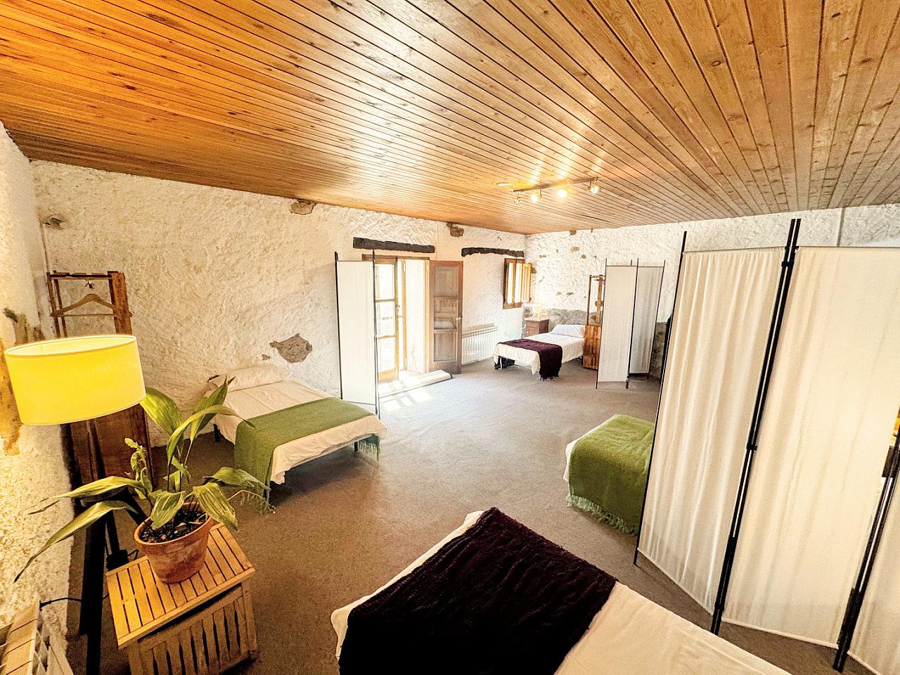 Bed In A 4-Bed Mixed Gender Room - Beautifully Restored Rural Coliving Masia with Nature & Adventure at Montseny Natural Park - Gallery - 8