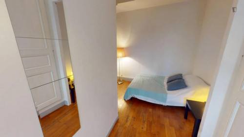 Very cosy double bedroom near the Lyon-Saint-Paul train station