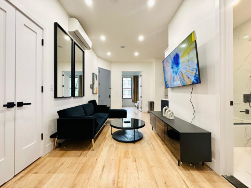 Modern Furnished Room with Balcony in Creative Bushwick Community