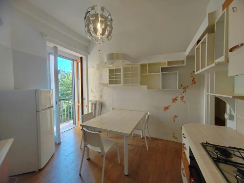 Pleasant bedroom near the Lambrate FS metro