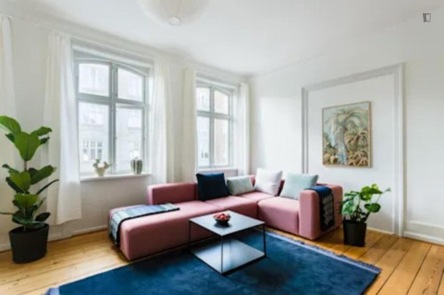 Snug double bedroom in Frederiksberg C