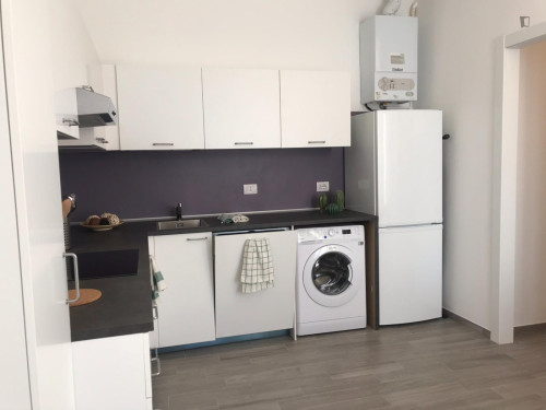 Double bedroom in a student flat, in Bullona