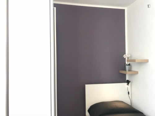 Comfy double bedroom near Parco Tolentino