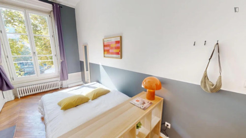 Neat double bedroom in the centre of Lyon