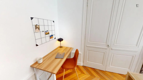 Neat double bedroom in the centre of Lyon
