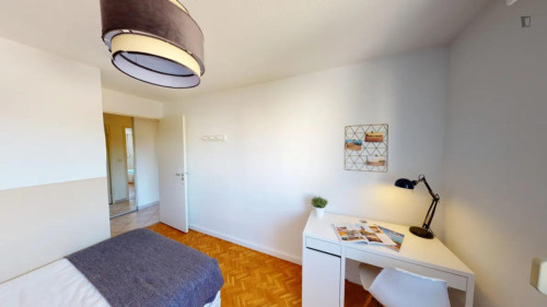 Snug double bedroom in Gerland