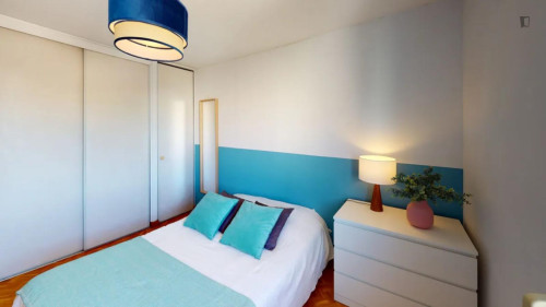 Inviting double bedroom in Gerland