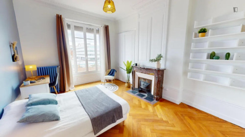 Brilliant double bedroom near Université Lumière Lyon 2