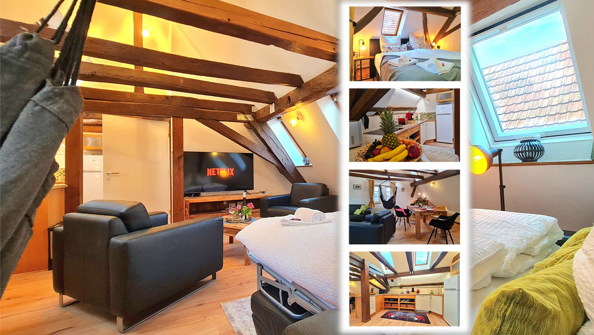 AVAHOME: Loft Style Apartment For 4 In Kandel / Near Karlsruhe, WiFi, Netflix, Kitchen, Washer-Dryer - 9