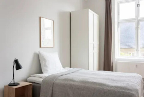 Interesting double bedroom near the Vesterport train station
