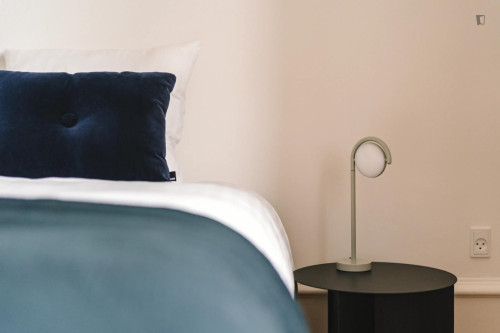 Luminous double bedroom in Indre By