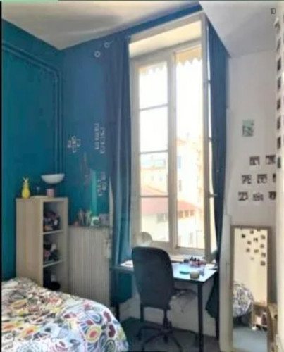 Cosy double bedroom near Ampère - Victor Hugo metro station