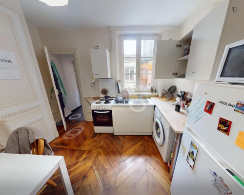 Neat double bedroom in Cordeliers - Jacobins