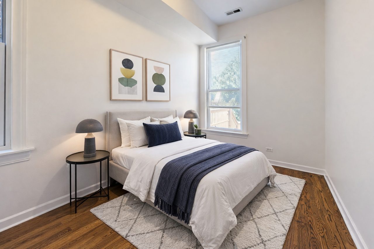 #1897: Near West Side - Queen Bedroom B - 16