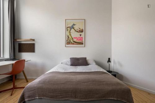 Bright single bedroom in nice shared flat in the city centre