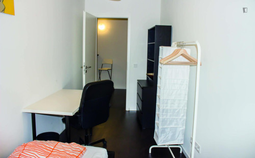 Comfortable single bedroom in shared flat in Alexanderplatz