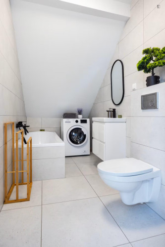 Very cool 1-bedroom apartment in Olsza - Gallery - 9