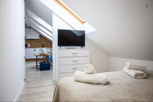 Very cool 1-bedroom apartment in Olsza - Gallery - 12
