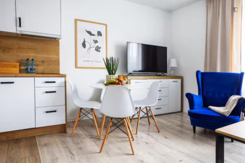 Very cool 1-bedroom apartment in Olsza - Gallery - 17