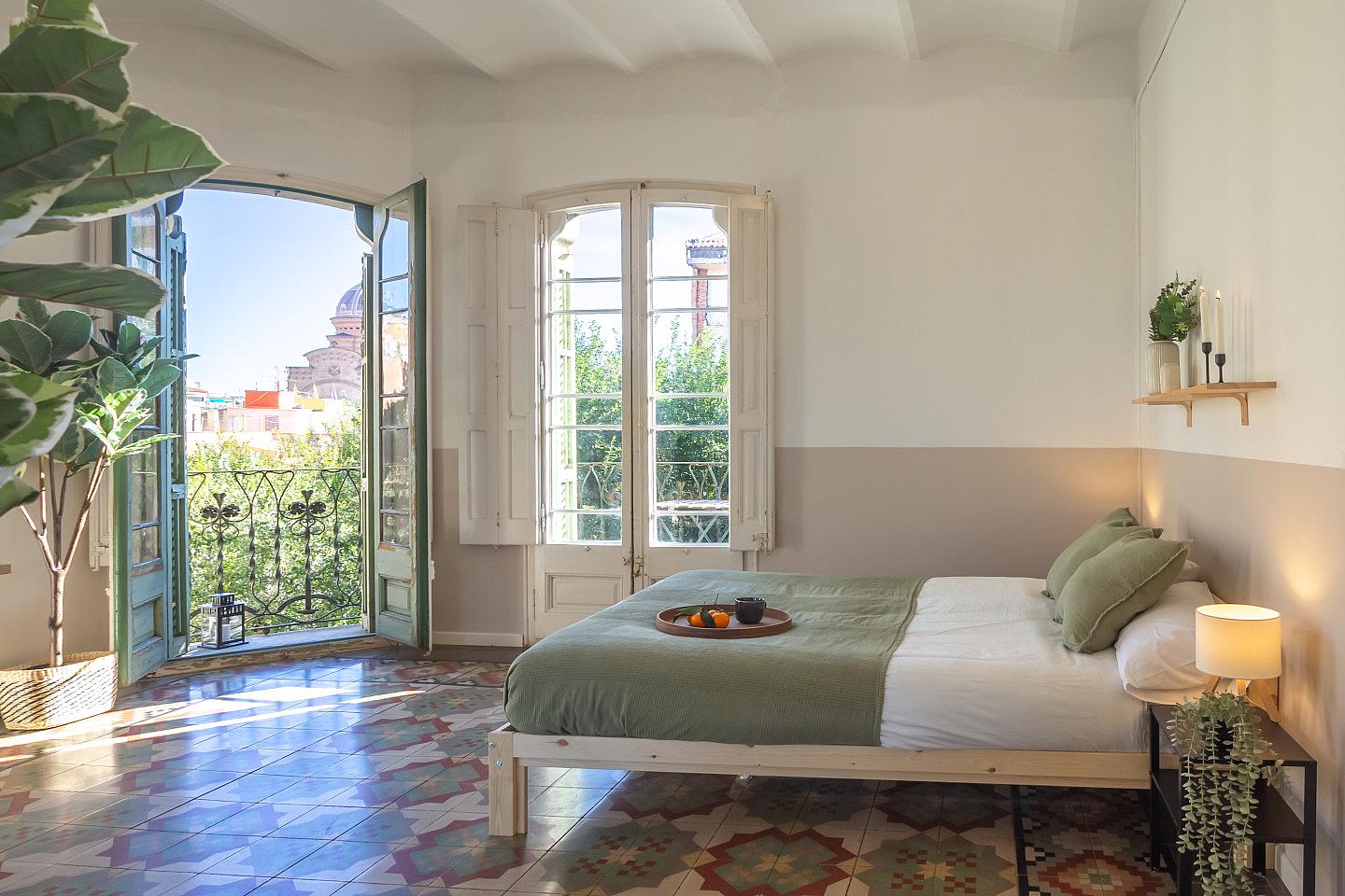  Spacious And Bright Double Room With Balcony  -  Modernist Coliving Retreat with Stylish Comfort in Authentic Sant Andreu  - Gallery -  15