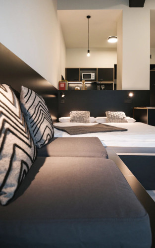 Fully-furnished design apartment, private kitchen, gym, laundry room in Düsseldorf Neuss - Gallery - 13
