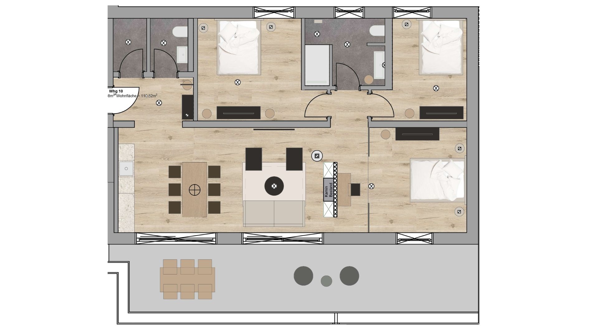 Dreamcation Apartments Straubing - Penthouse Big - dreamcation Apartments Straubing - Penthouse big - Gallery - 18