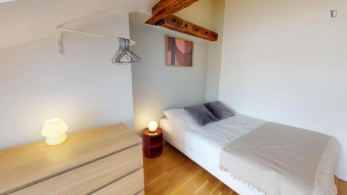 Very nice double bedroom near Auber station