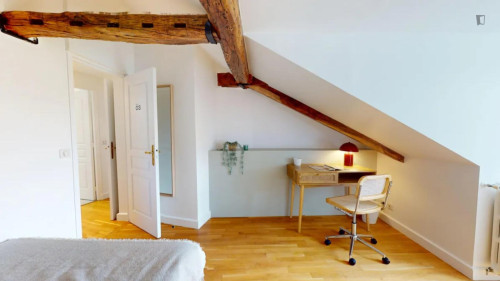 Very nice double bedroom near Auber station