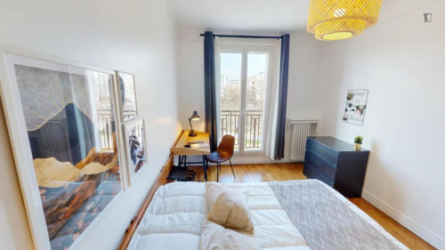 Nice double bedroom in the 14th Arrondissement