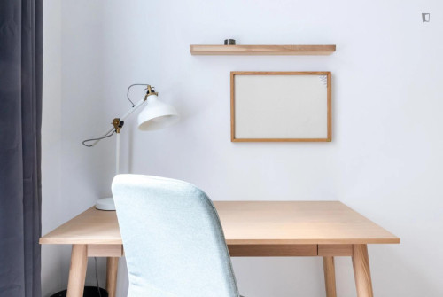 Modern single bedroom in shared flat in cool Nørrebro