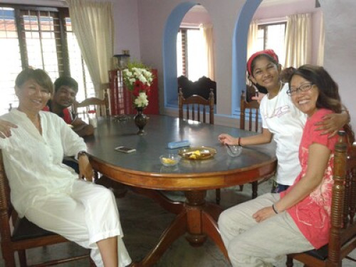 Homestay with a family with kids 