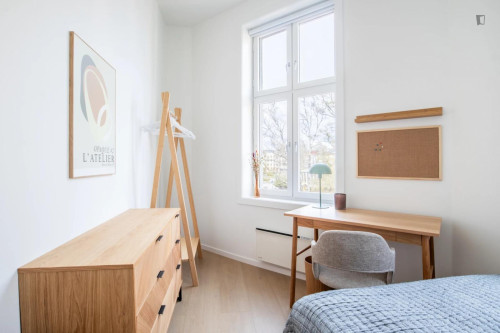 Wonderful single bedroom near Sofienberg Park