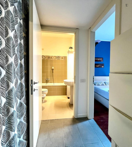 Sunny 1-bedroom apartment in Foppette