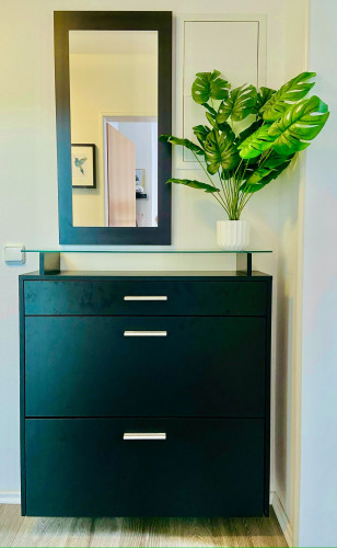 Private/no boarding house: spacious 2-room apartment in central location of Vilsbiburg