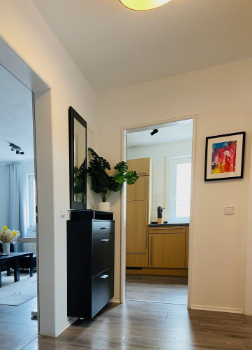 Private/no boarding house: spacious 2-room apartment in central location of Vilsbiburg